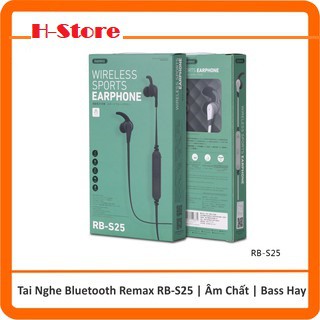 Tai nghe không dây bluetooth remax rb s25- bluetooth v4.2- dây đeo chống rối chống đứt. nghe cực hay