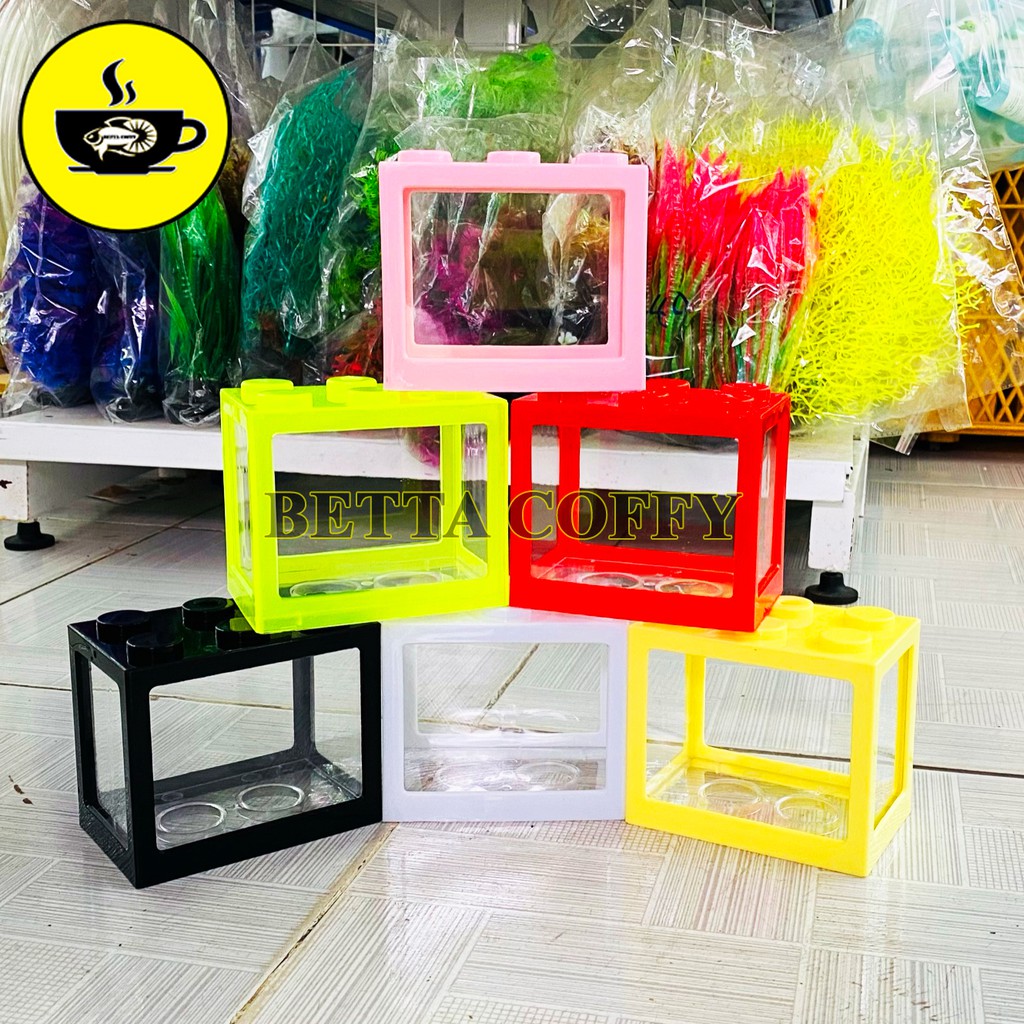 Bể Cá LEG0 Lắp Ghép - Hồ cá mini kiểu dán độc đáo