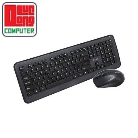 Combo phím chuột không dây Fuhlen MK880 + Tặng pin Alkaline, Ninza phân phối []