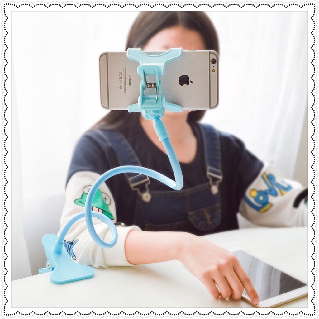 Kẹp điện thoại xoay 360 độ uốn dẻo tùy thích