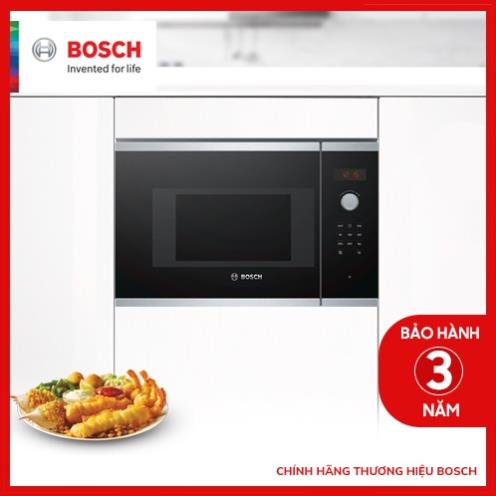 Lò Vi Sóng Bosch BFL523MS0B, Lò Vi Sóng Đĩa Quay, Bảng Điều Khiển Sắc Nét Dễ Sử Dụng