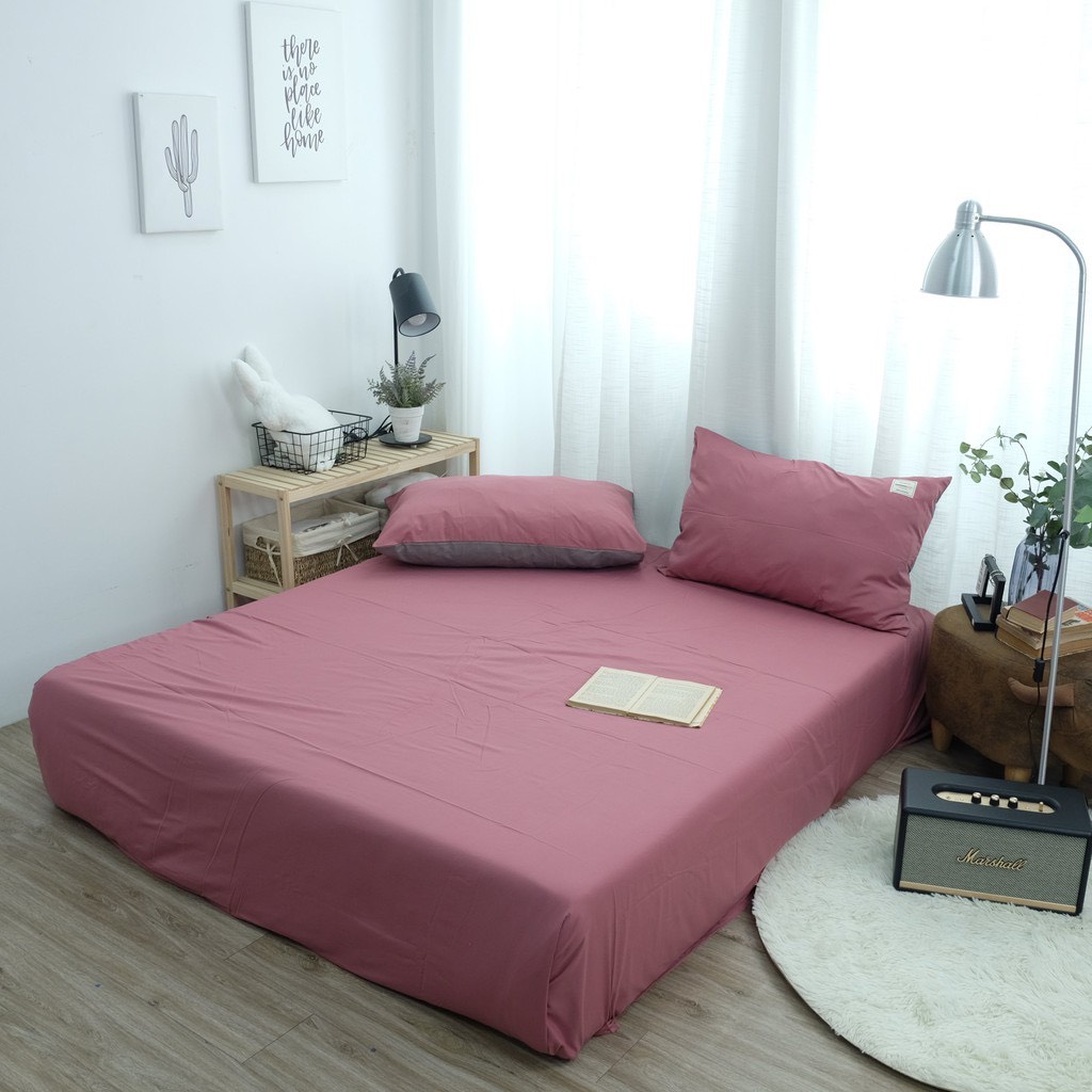 Bộ Ga Gối 3 Món Cotton TC Hizun