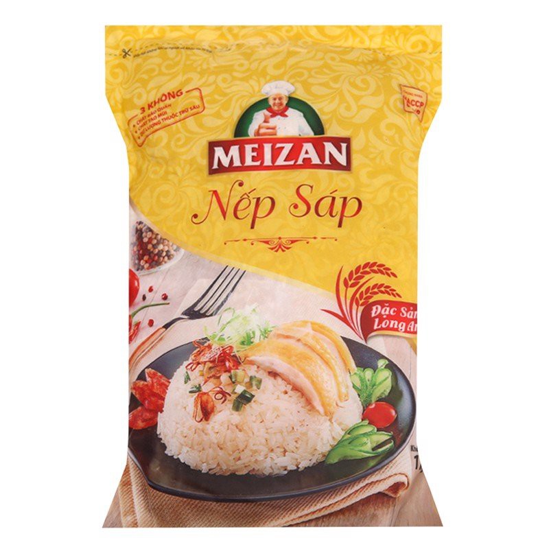 Nếp sáp Meizan Long An túi 1kg