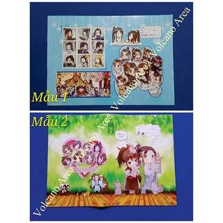Set 10 Bìa Bao Tập Ma Đạo Tổ Sư - 2 mẫu (set 10 tờ) - Bọc vở Anime Manga Game Lam Vong Cơ Ngụy Vô Tiện Giang Trừng