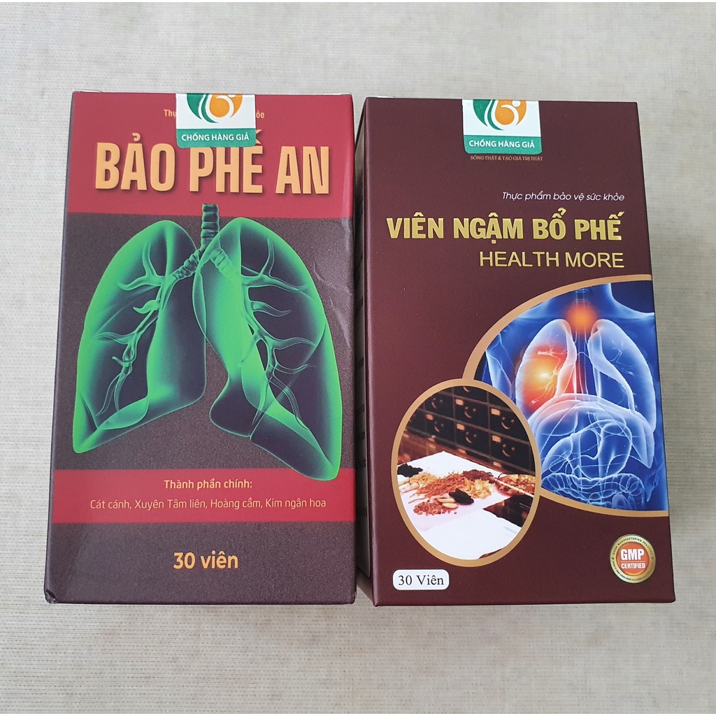Combo Bảo Phế An và Viên ngậm Bổ Phế, tiêu ho long đờm, đau rát họng Dược Bát Phúc