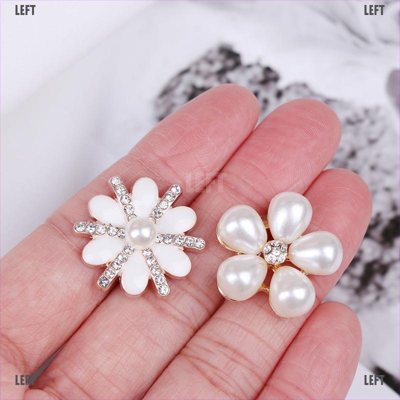 Bộ 10 Nút Trái Đính Đá Ngọc Trai Trang Trí