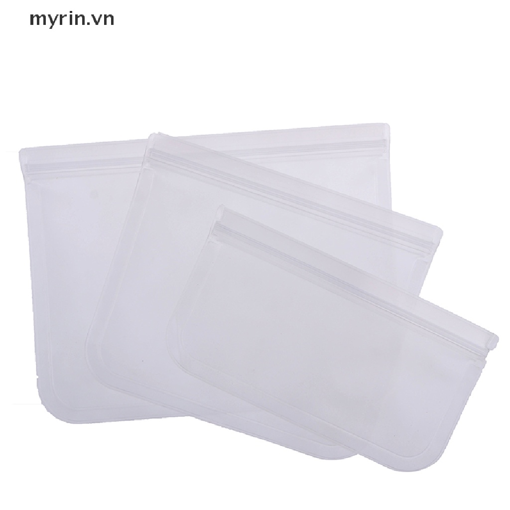 Myrin Túi Zip Silicone Đựng Thực Phẩm Chống Rò Rỉ Có Thể Tái Sử Dụng