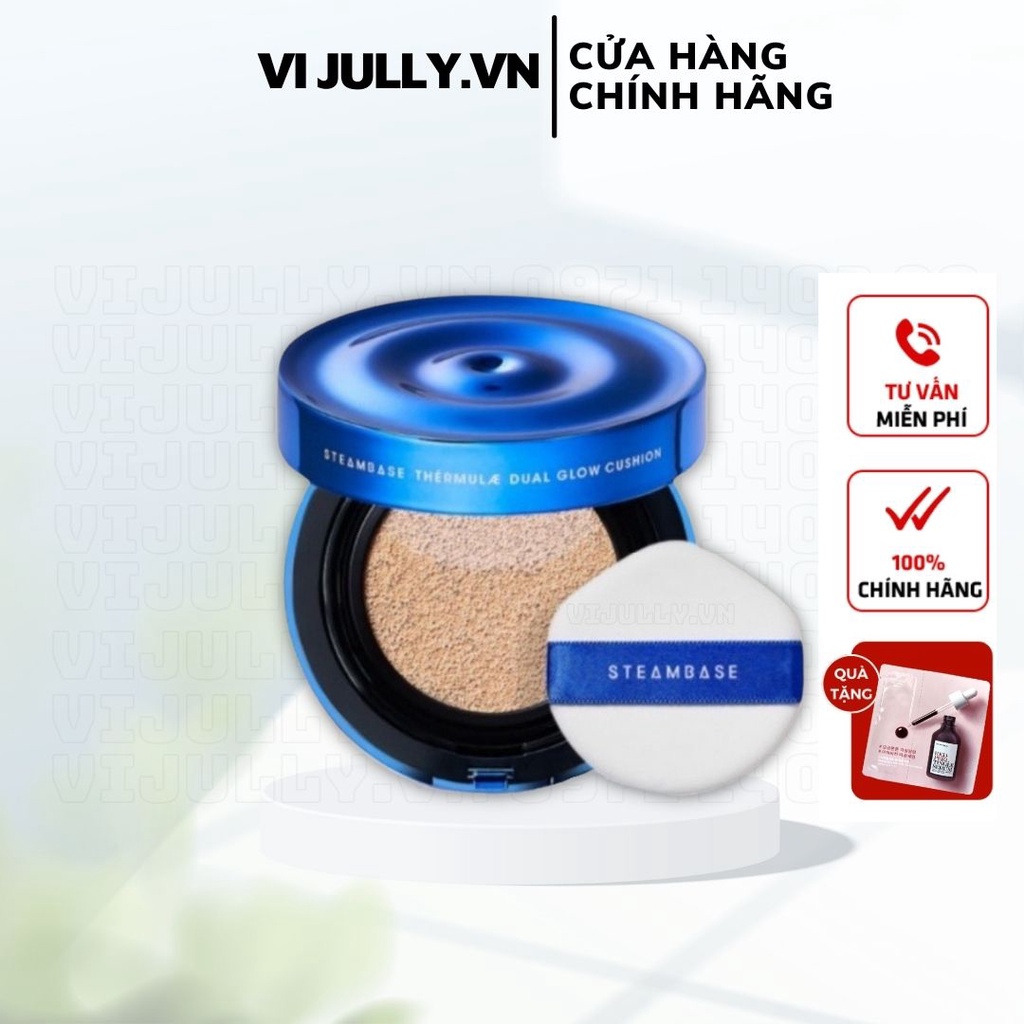 Phấn nước trang điểm Hạ Nhiệt Kép Cushion Thermualae Make Up Da Căng Bóng Chuẩn Hàn Quốc, Che Khuyết Điểm Tốt SoNatural