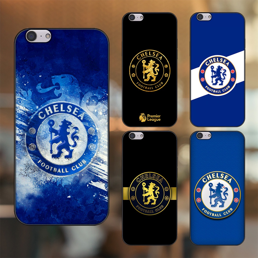 Ốp lưng Oppo A39, F3 Lite viền đen in hình Chelsea FC