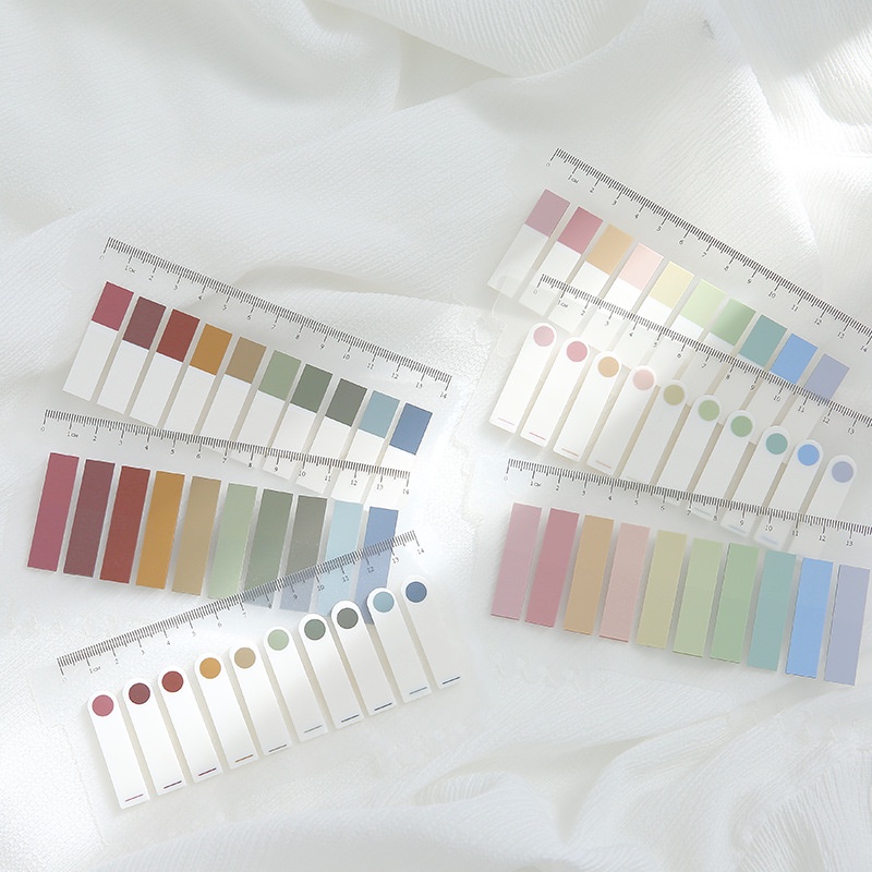Set 200 giấy ghi chú đánh dấu trang nhiều màu sắc