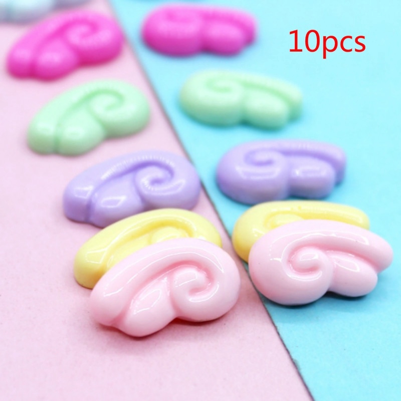 Set 10 phụ kiện đôi cánh thiên thần bằng nhựa tự trang trí ốp điện thoại độc đáo