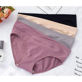 Quần lót bầu cotton cạp chéo