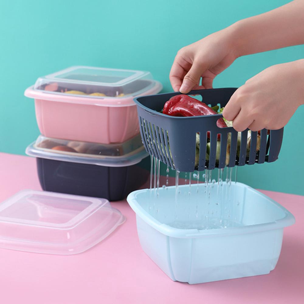 Rổ Đựng Thực Phẩm Có Nắp Đậy Tiện Lợi