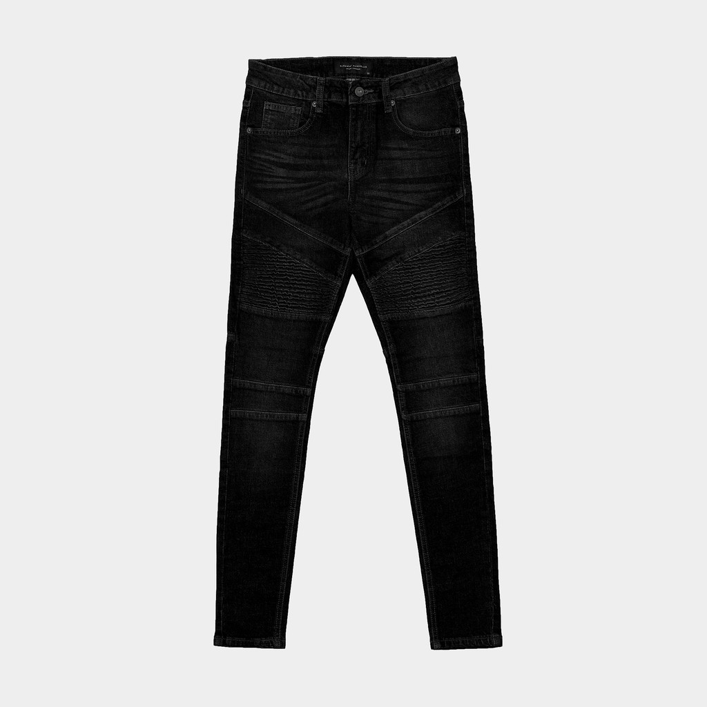 Quần jeans nam HIGHWAY MENSWEAR Clint Jeans đen | BigBuy360 - bigbuy360.vn