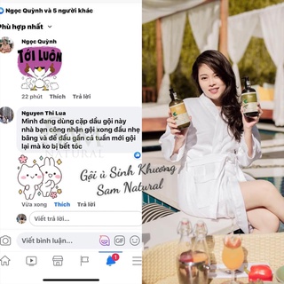 Ủ Tóc sinh khương sam natural