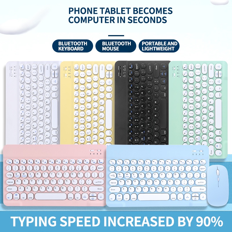 Bàn Phím bluetooth Không Dây Tích Hợp Bàn Phím Phù Hợp Cho ip / tablet / Điện Thoại Di Động