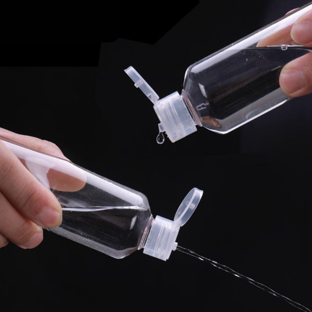 Chai chiết Nhựa PET dạng Nắp Bật Chiết Mỹ Phẩm, Dung Dịch, Nước Rửa Tay 30ML/50ML/100ML CCC26
