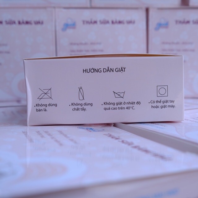 Set 8 Miếng Lót Thấm Sữa Goodmama Giặt Được Bằng Vải Hàng Chính Hãng