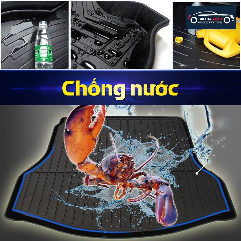 Lót cốp nhựa ô tô Honda HRV 2018-2023,Nhựa TPO dẻo không mùi, vệ sinh dễ dàng