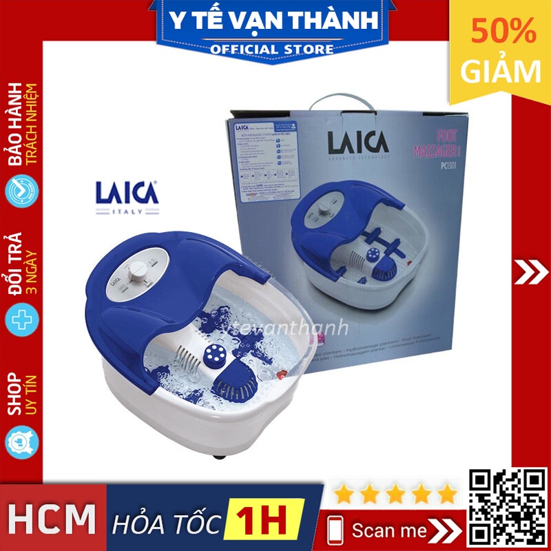 ✅ Bồn Massage Chân Hồng Ngoại: Laica PC1301 (3 Chế Độ) -VT0506