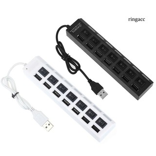 Bộ chia 7 cổng USB 2.0 có đèn Led