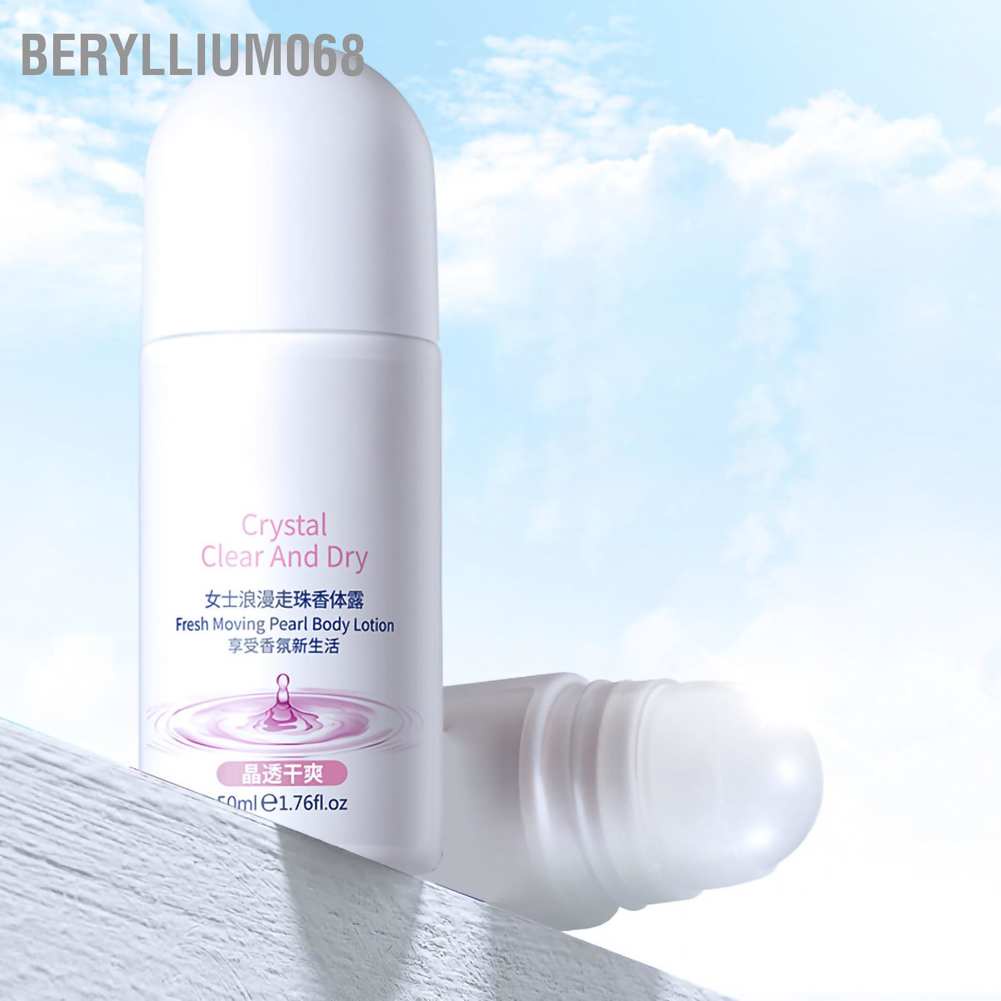 Beryllium068 Lăn khử mùi nước hoa 50ml Lăn Khử Mùi Dạng Lăn Dưới Cánh Tay Mát Mát Làm Mới Lăn Khô Mùi Không Mồ Hôi