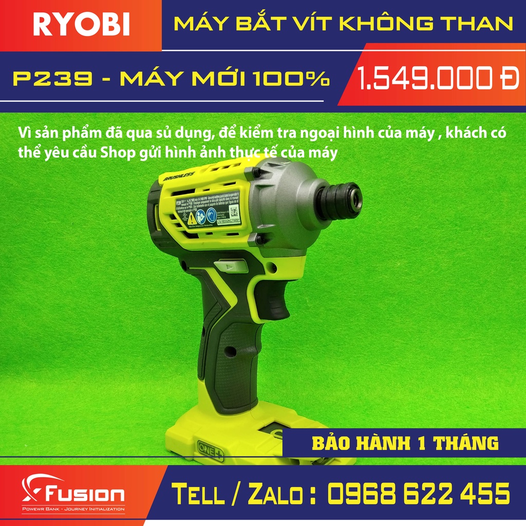 Bộ máy bắt vít Ryobi