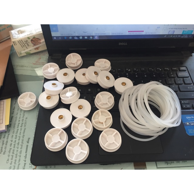 Combo 5 đế trắng đục 5 để trắng trong