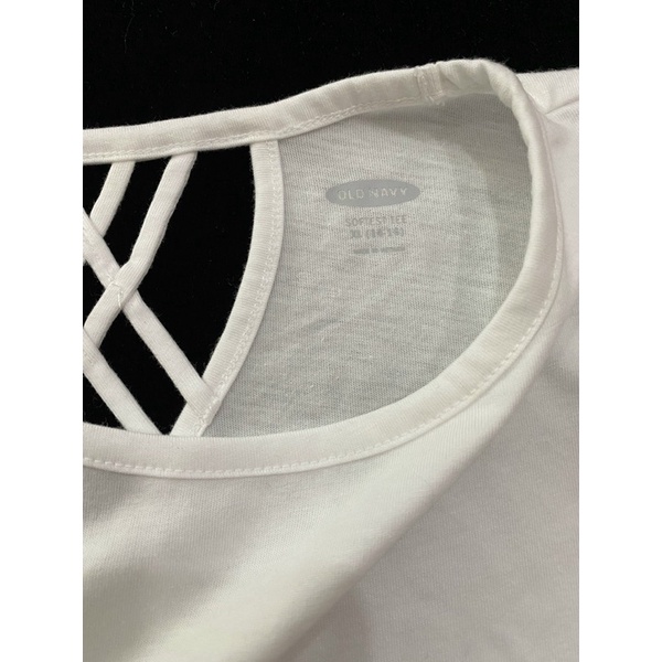 Áo thun cotton màu trắng GAP  - Thanh lý vnxk