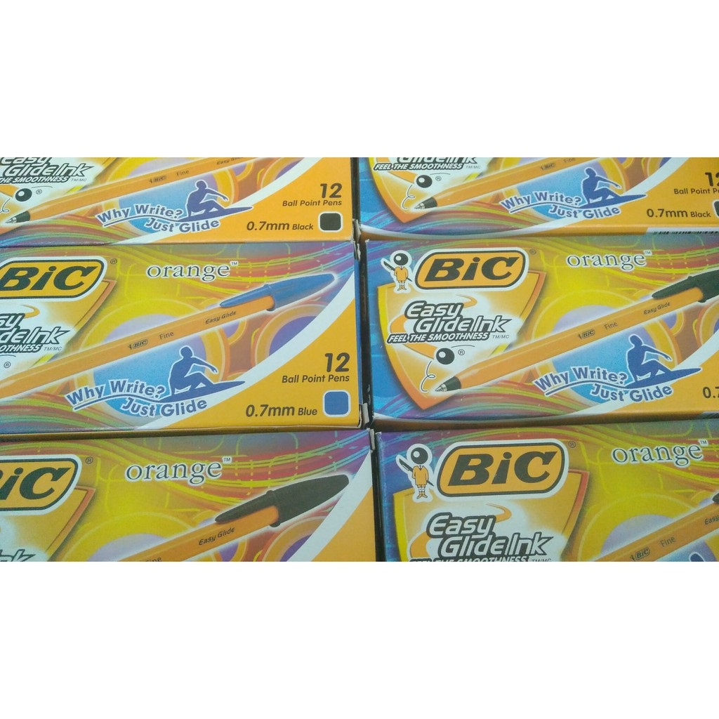 Bút viết phòng sạch BIC Orange 0.7mm hộp 12 cái