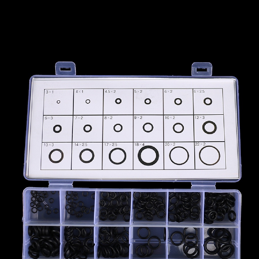 Set 225 Vòng Đệm Cao Su Phân Loại Vòng Đệm Chữ O