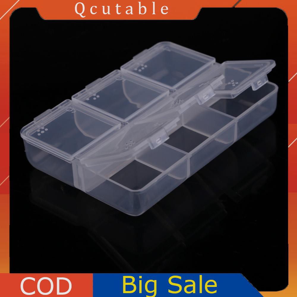 Hộp Nhựa Đựng Thuốc 6 Ngăn Tiện Lợi