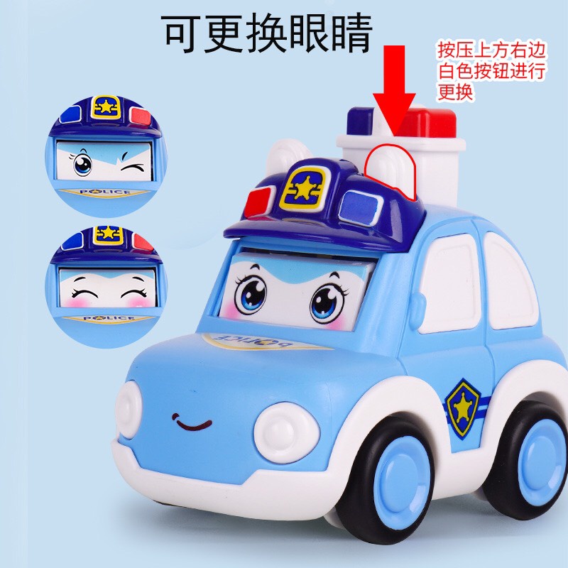 Đồ chơi xe Robocar nhấn nút chạy