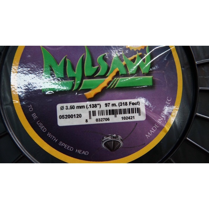 1m dây cước cắt cỏ có gai NYLSAW SPEED FRANCE nhập khẩu PHÁP chính hãng