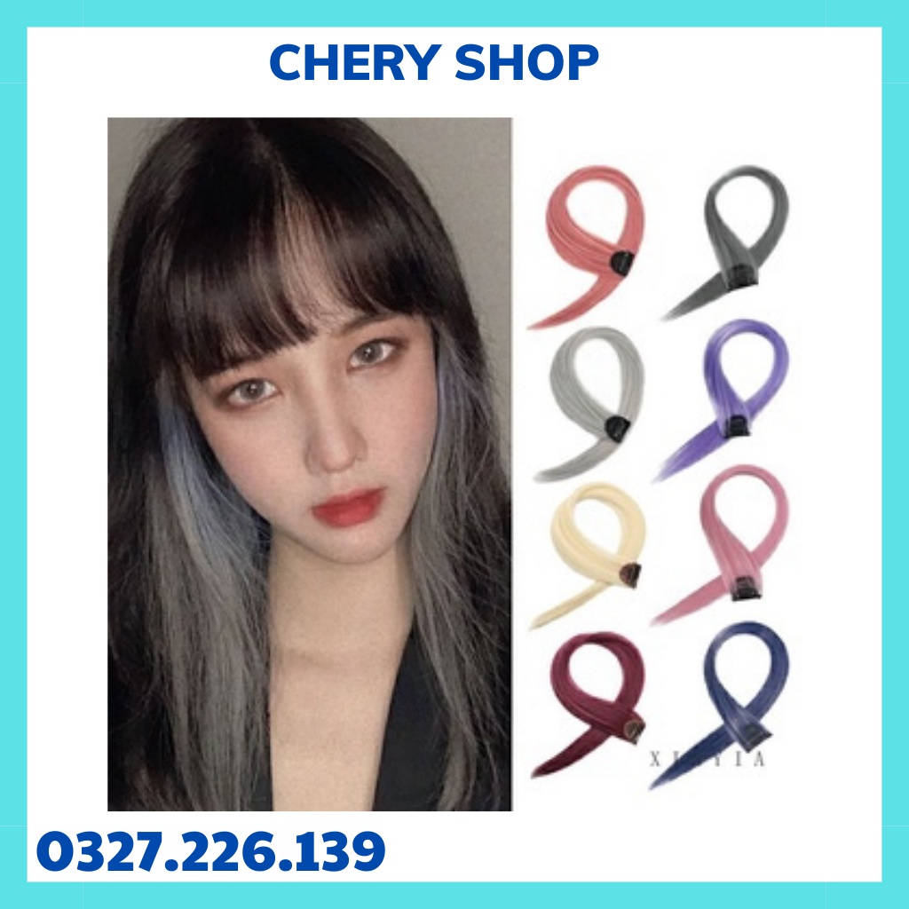 tóc giả hightlight 🥰FREESHIP 1 KẸP 55cm