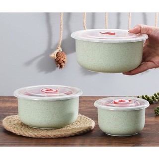 SET 3 BÁT LÚA MẠCH CÓ NẮP HÚT CHÂN KHÔNG