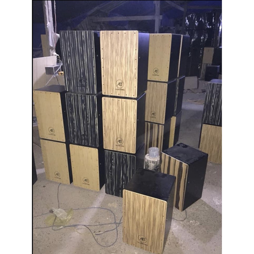 Trống cajon AB- MẪU NÂNG CẤP MẶT TRỐNG