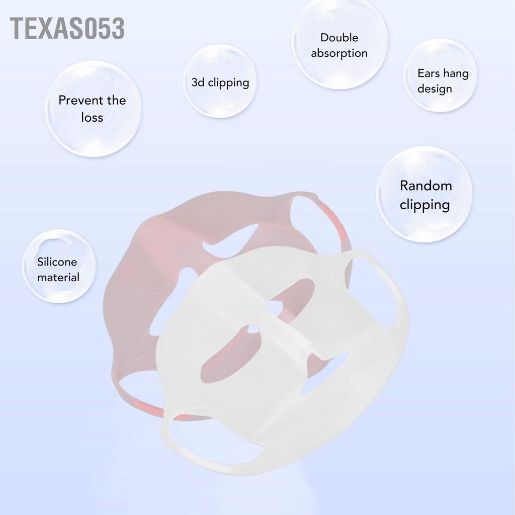 Hàng Sẵn 4 pcs Mặt Nạ Silicon  - Tăng Khả Năng Hấp Thụ Dưỡng Chất Của Mặt Nạ Giấy【Texas053】