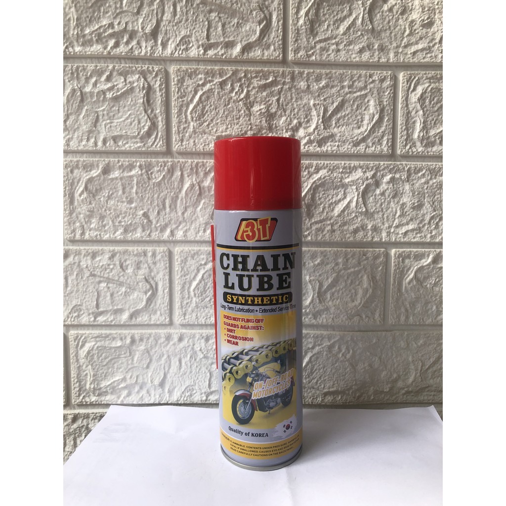 CHAI MỠ BÒ DẠNG XỊT 3T CHAIN LUBE CHỊU NHIỆT