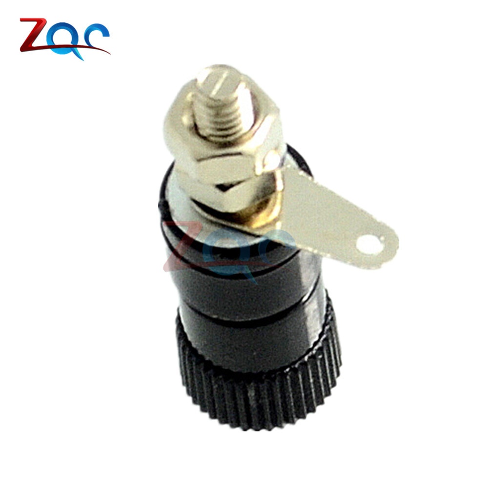 Bộ 5 cặp 10 ổ cắm chuối JS-910B 4mm mạ niken dành cho loa âm thanh màu đen và màu đỏ