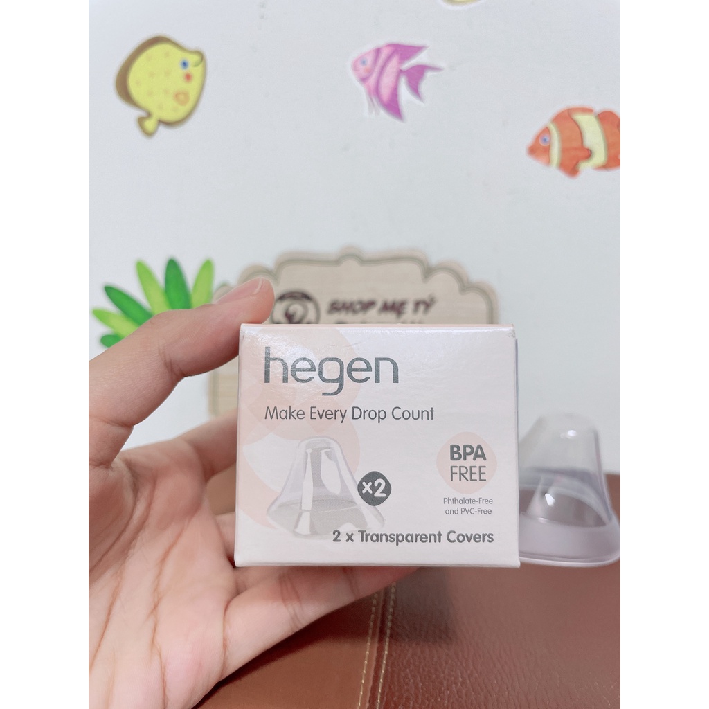 Nắp đậy núm ti cho bình sữa Hegen chính hãng