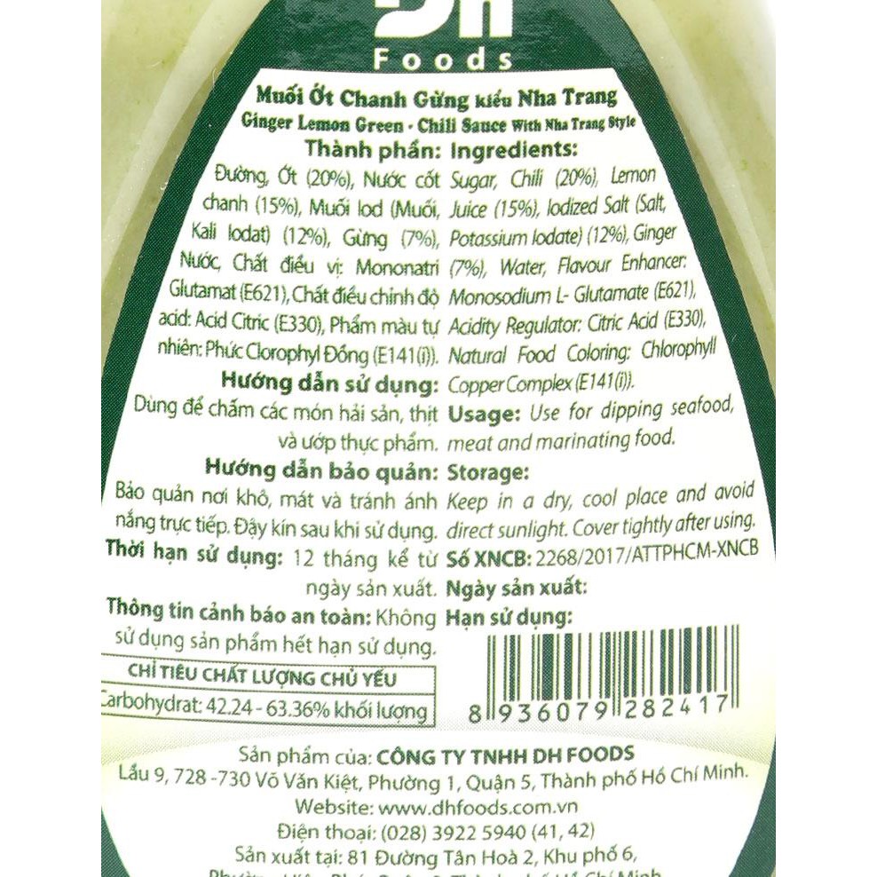 Muối ớt/ sốt Nha Trang DH Foods 200g