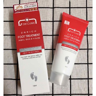 Kem Dưỡng Da Chân 3W Clinic Enrich Foot Treatment