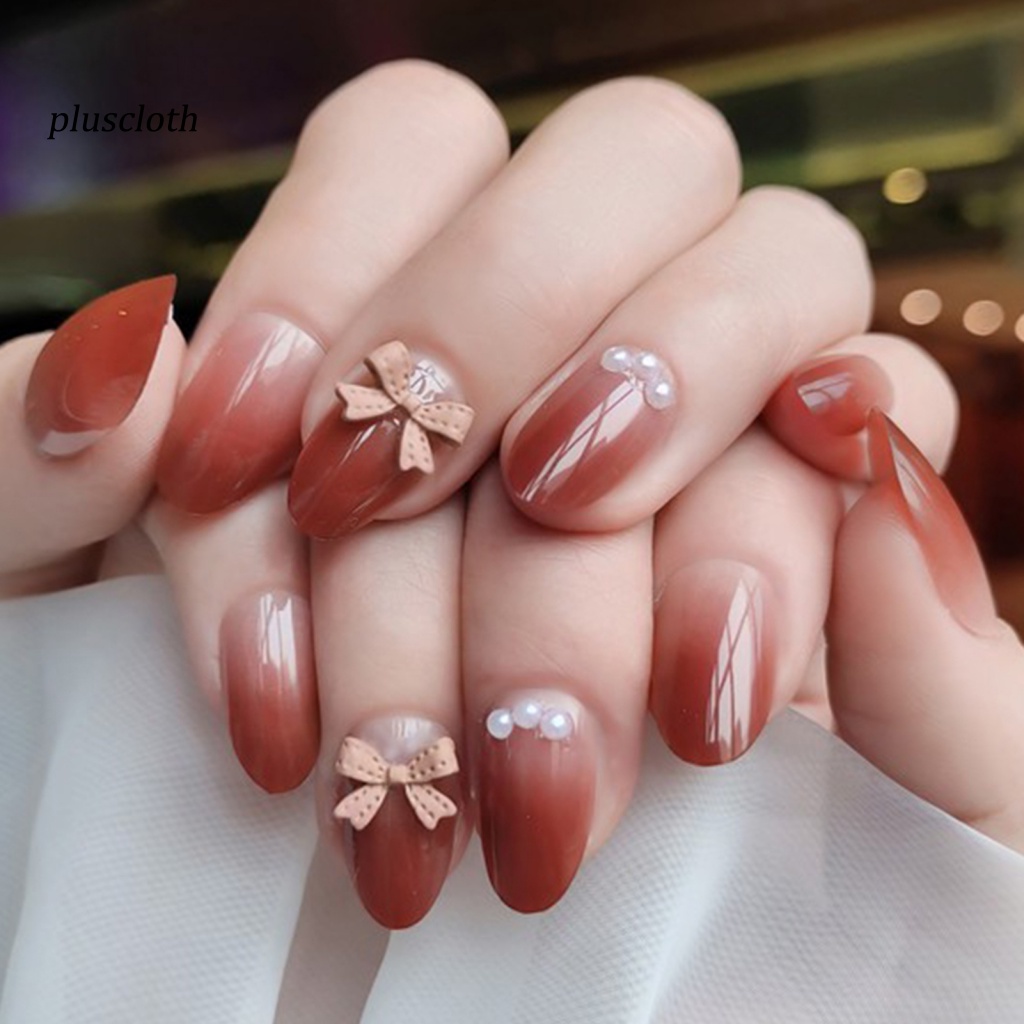 1 Bộ Móng Tay Giả Trang Trí Nghệ Thuật