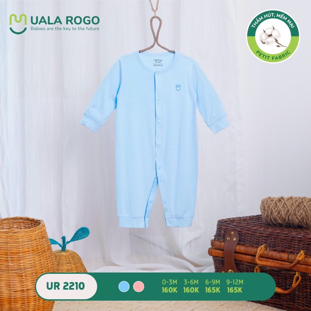 UalaRogo! Bộ body dài tay chất petti cho các bé! Giảm 10-15%. giá hãng 165k giảm còn 145k