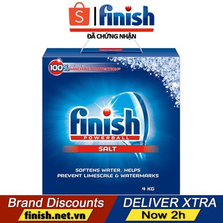 Muối rửa bát Finish làm mềm nước