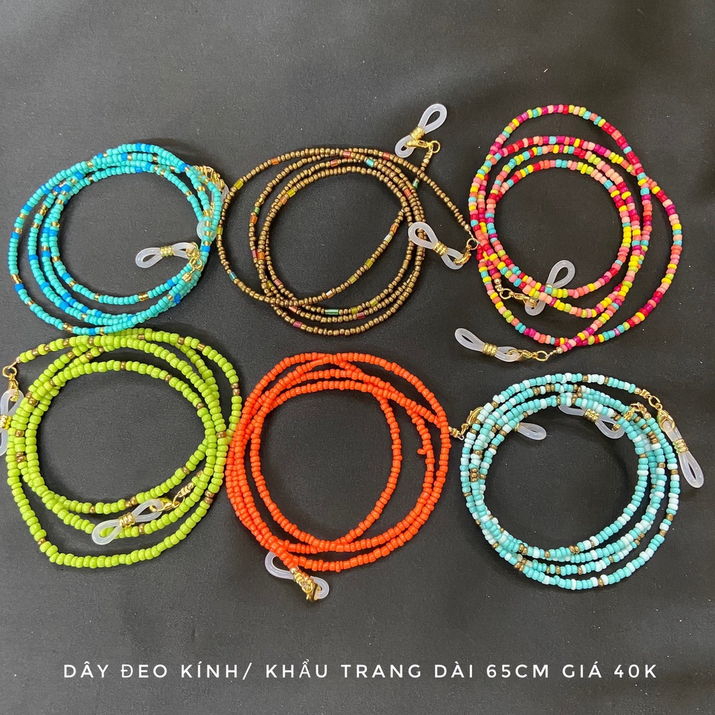 Dây đeo kính/ Dây đeo khẩu trang màu sắc nổi bật trendy