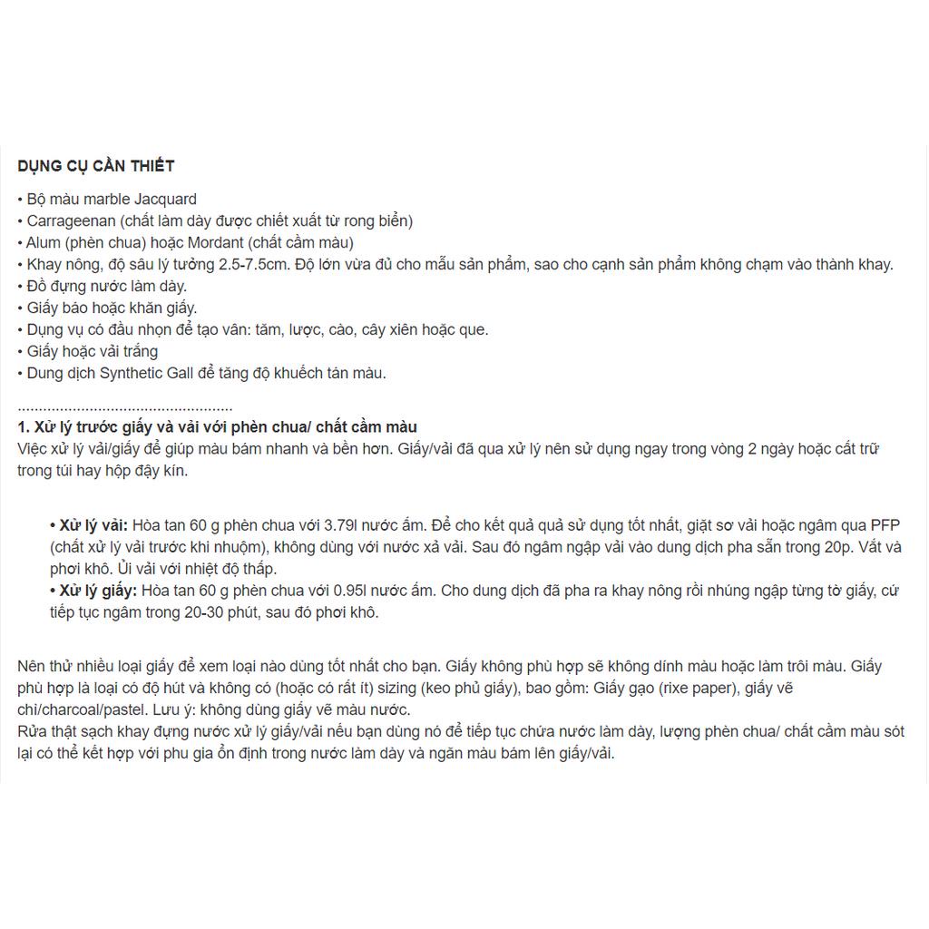 - MÀU THỦY ẤN HỌA  JACQUARD