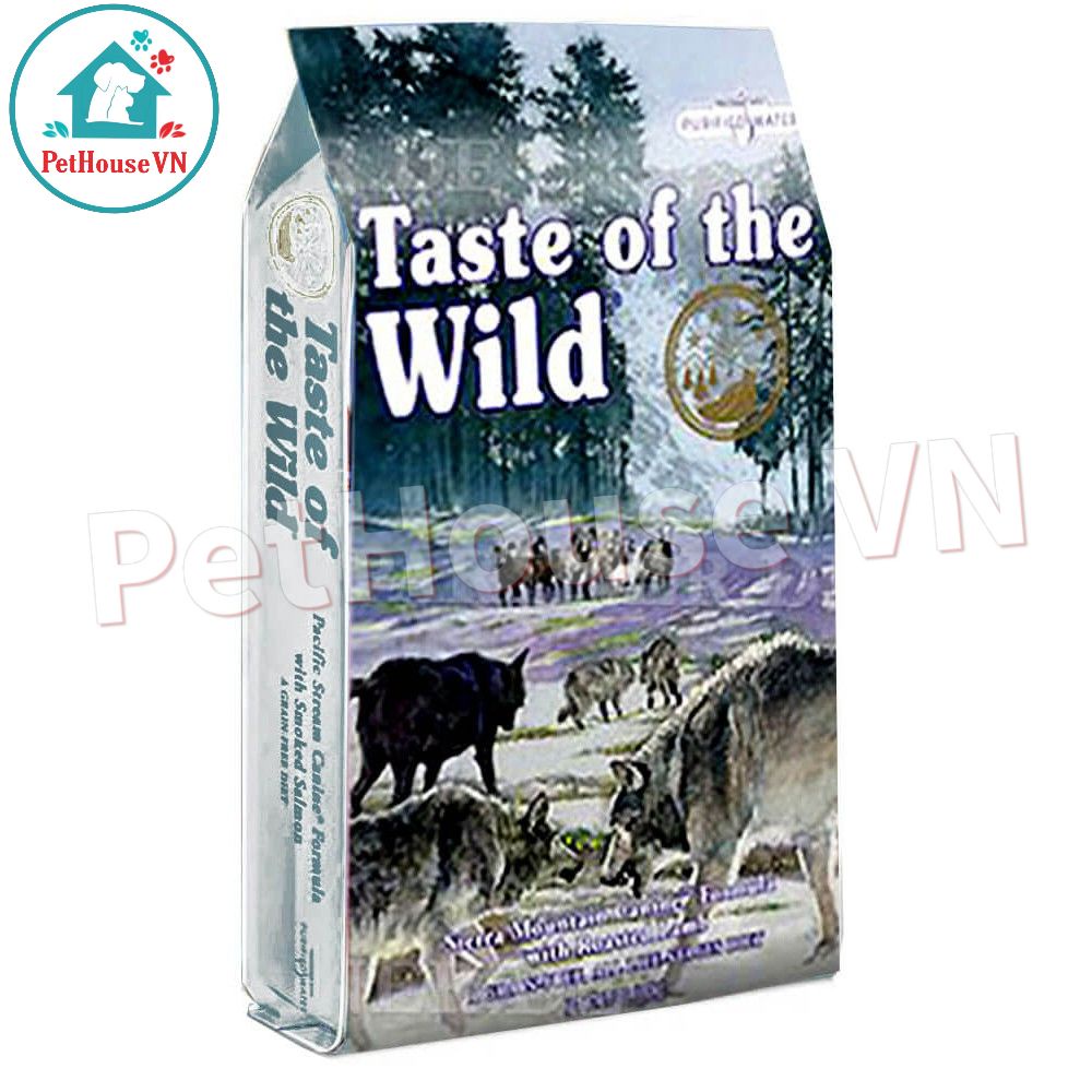 TASTE OF THE WILD SIERRA MOUNTAIN - Túi 50G Thức Ăn Hạt Cho Chó Vị Thịt Cừu Nướng Hàng Chính Hãng