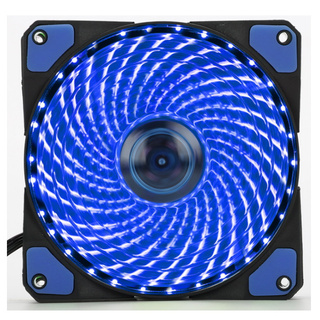 Quạt tản nhiệt 12V Fan Case 12cm LED 7 Màu 9 cánh lớn, 33 bóng